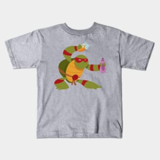 Dishes Turtle Kids T-Shirt